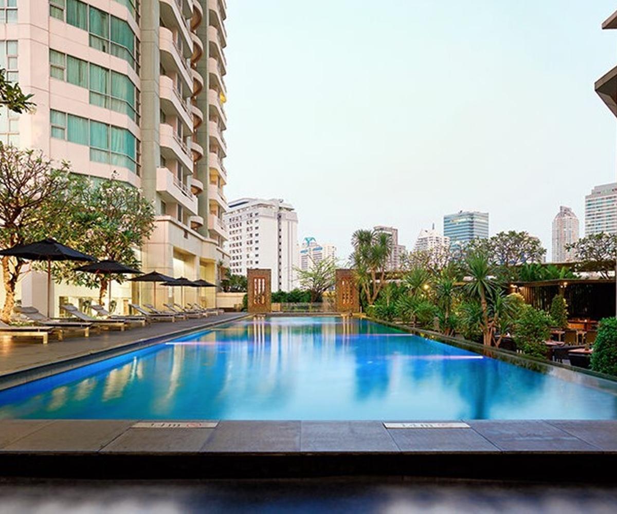 Oaks Bangkok Sathorn Aparthotel Bagian luar foto