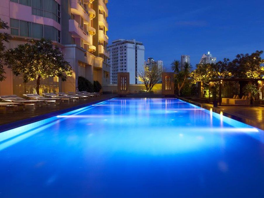 Oaks Bangkok Sathorn Aparthotel Bagian luar foto